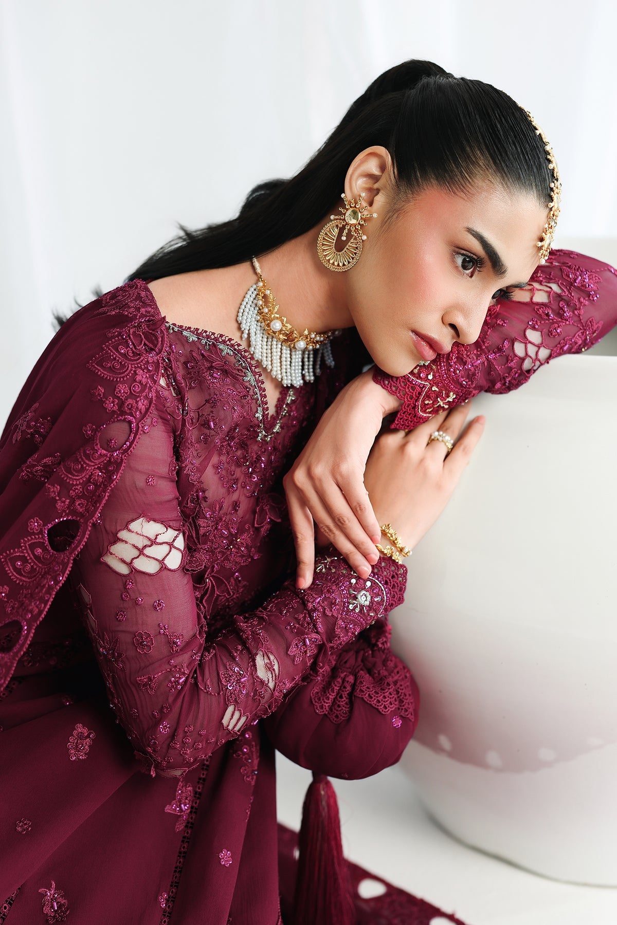 QCC-03 WAFA | Qalamkar | Chiffon Collection 2026