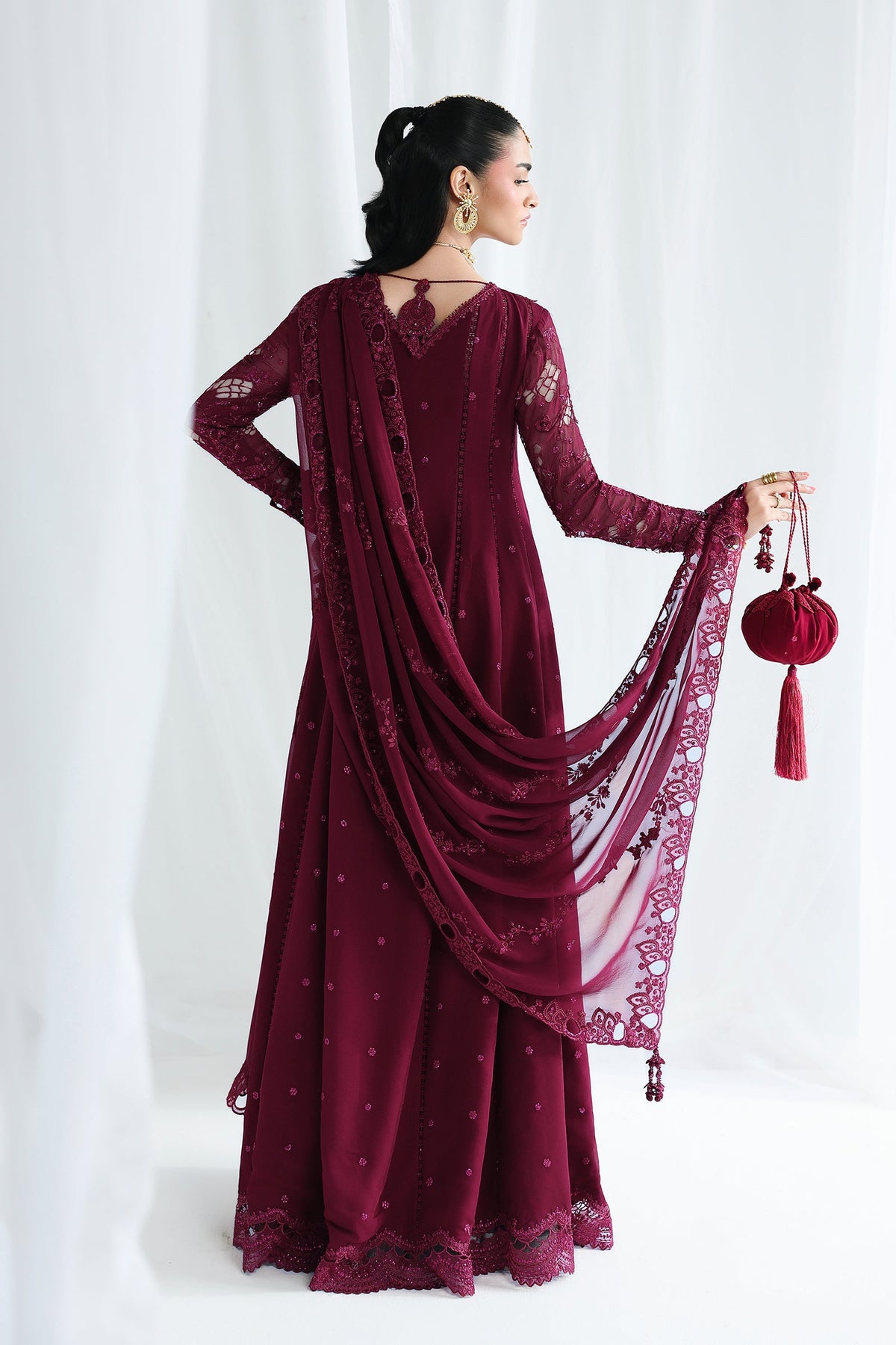 QCC-03 WAFA | Qalamkar | Chiffon Collection 2026