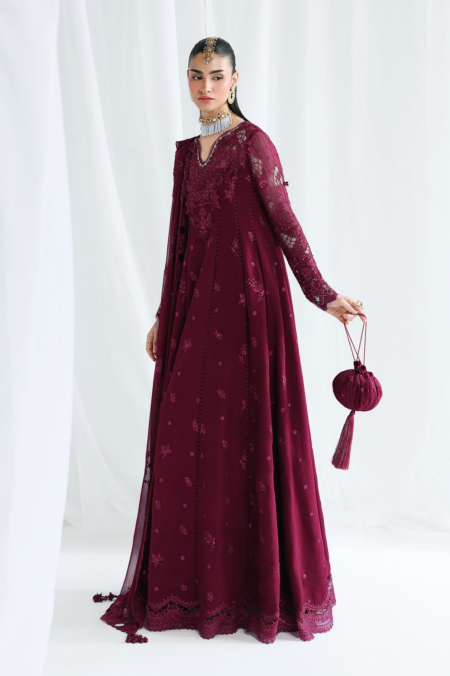 QCC-03 WAFA | Qalamkar | Chiffon Collection 2026