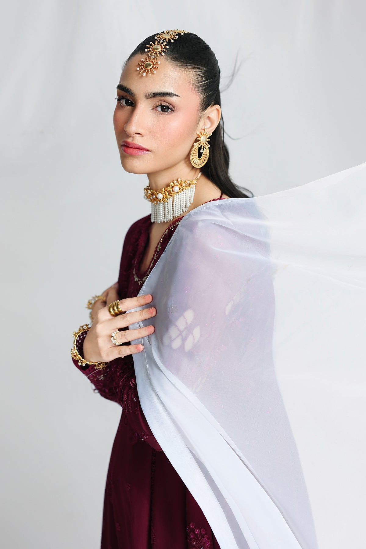 QCC-03 WAFA | Qalamkar | Chiffon Collection 2026