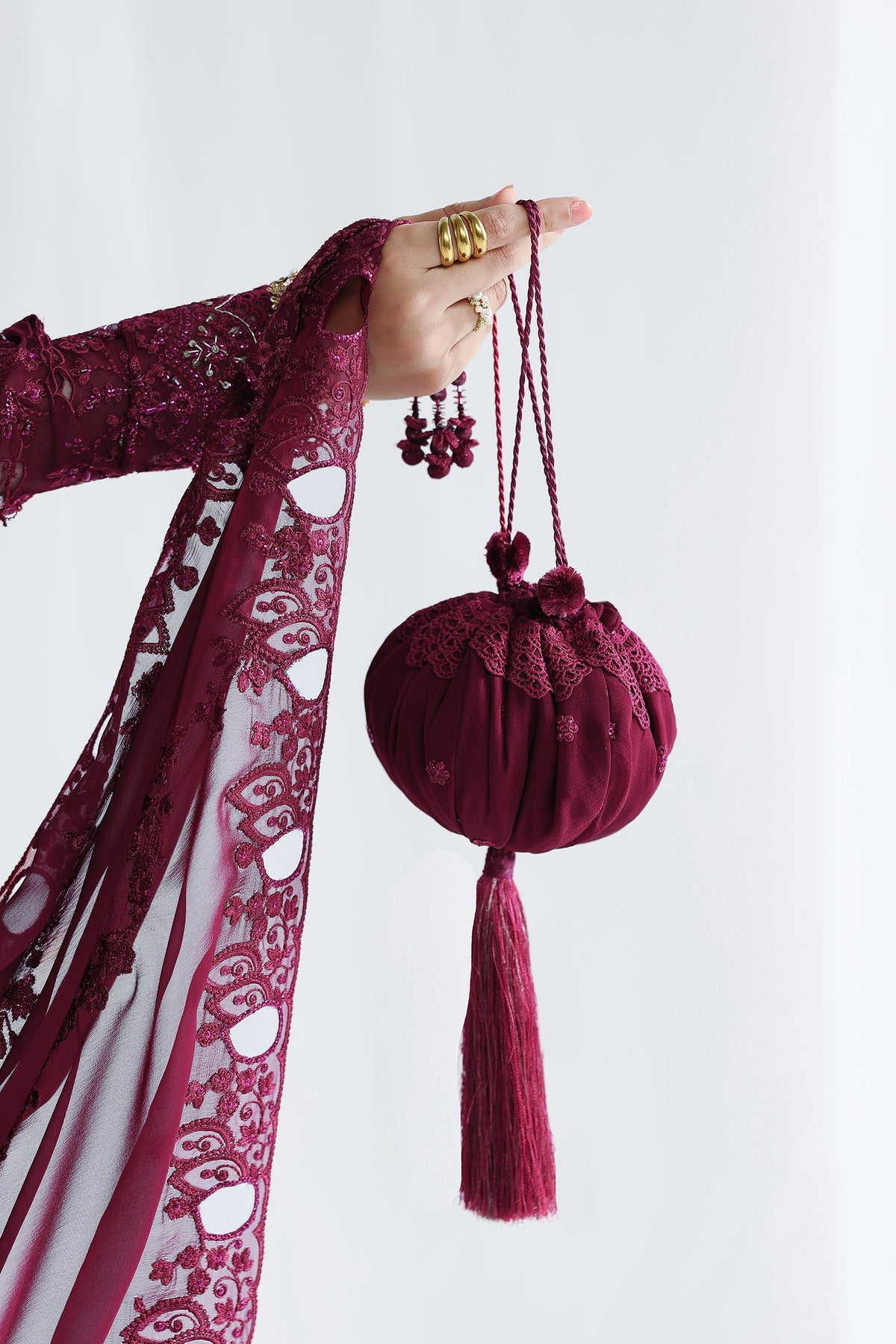 QCC-03 WAFA | Qalamkar | Chiffon Collection 2026