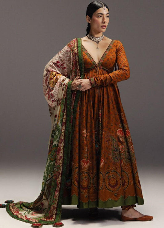 Zarfashan-D9 | Zara Shahjahan | Anarkali Lawn Unstitched Collection 2026