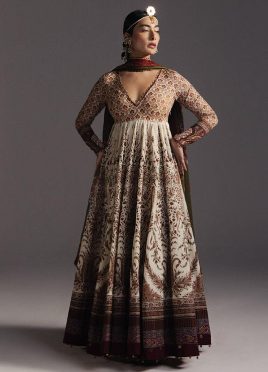 Shahkar-D3 | Zara Shahjahan | Anarkali Lawn Unstitched Collection 2026