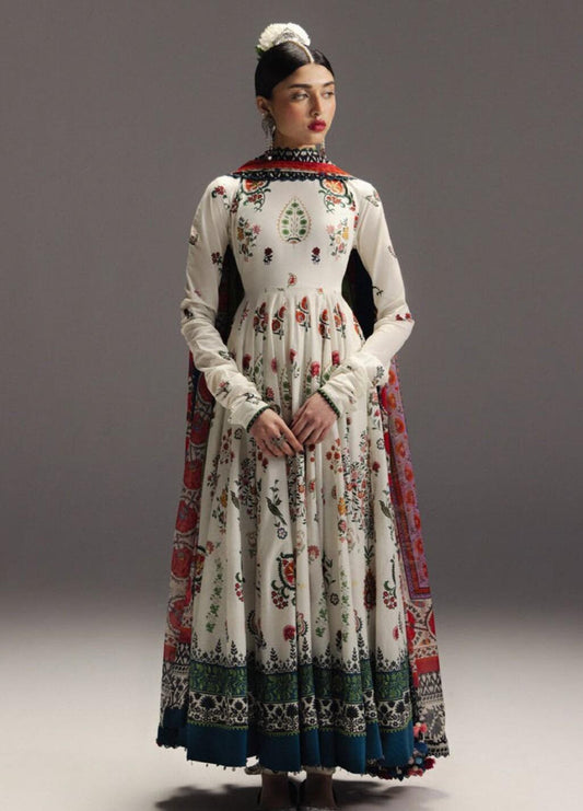Mehruba-D10 | Zara Shahjahan | Anarkali Lawn Unstitched Collection 2026