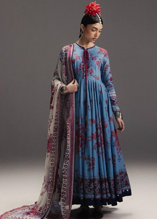 Falak Ara-D2 | Zara Shahjahan | Anarkali Lawn Unstitched Collection 2026