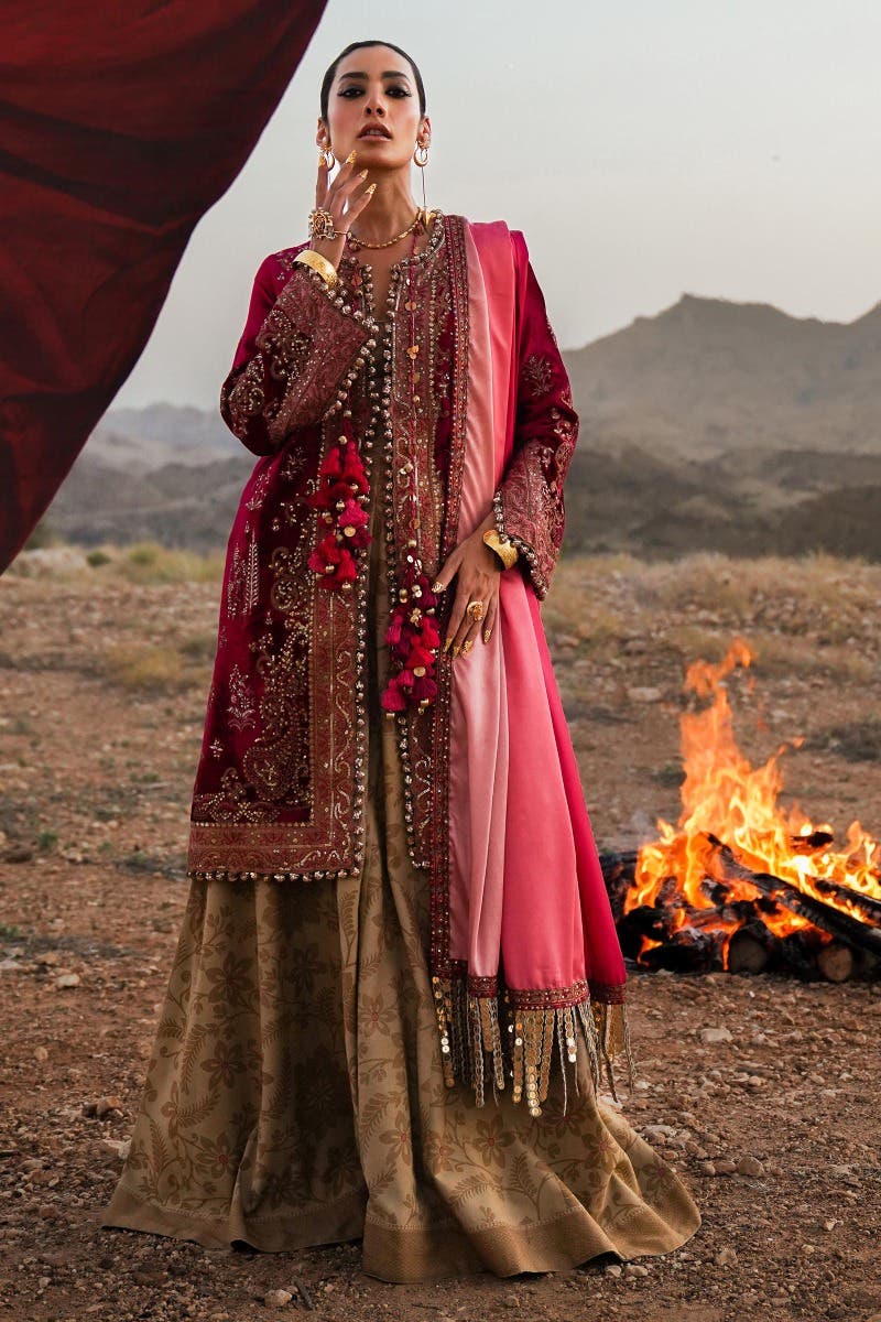 V231-004-DE | Sana Safinaz | winter luxury collection 2023