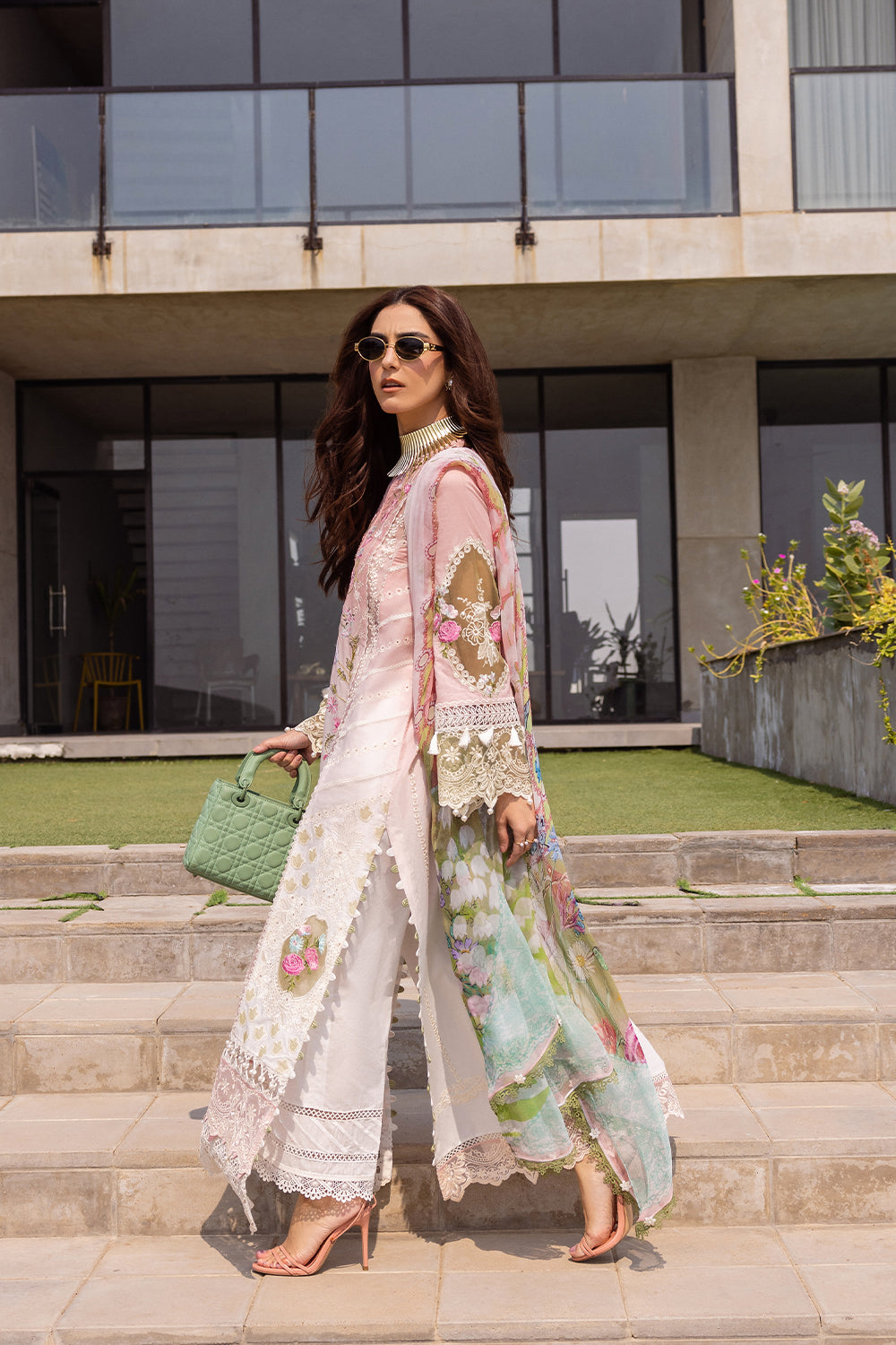 LAUREL - SRLL24-01 | Saira Rizwan | Luxury Lawn 2024