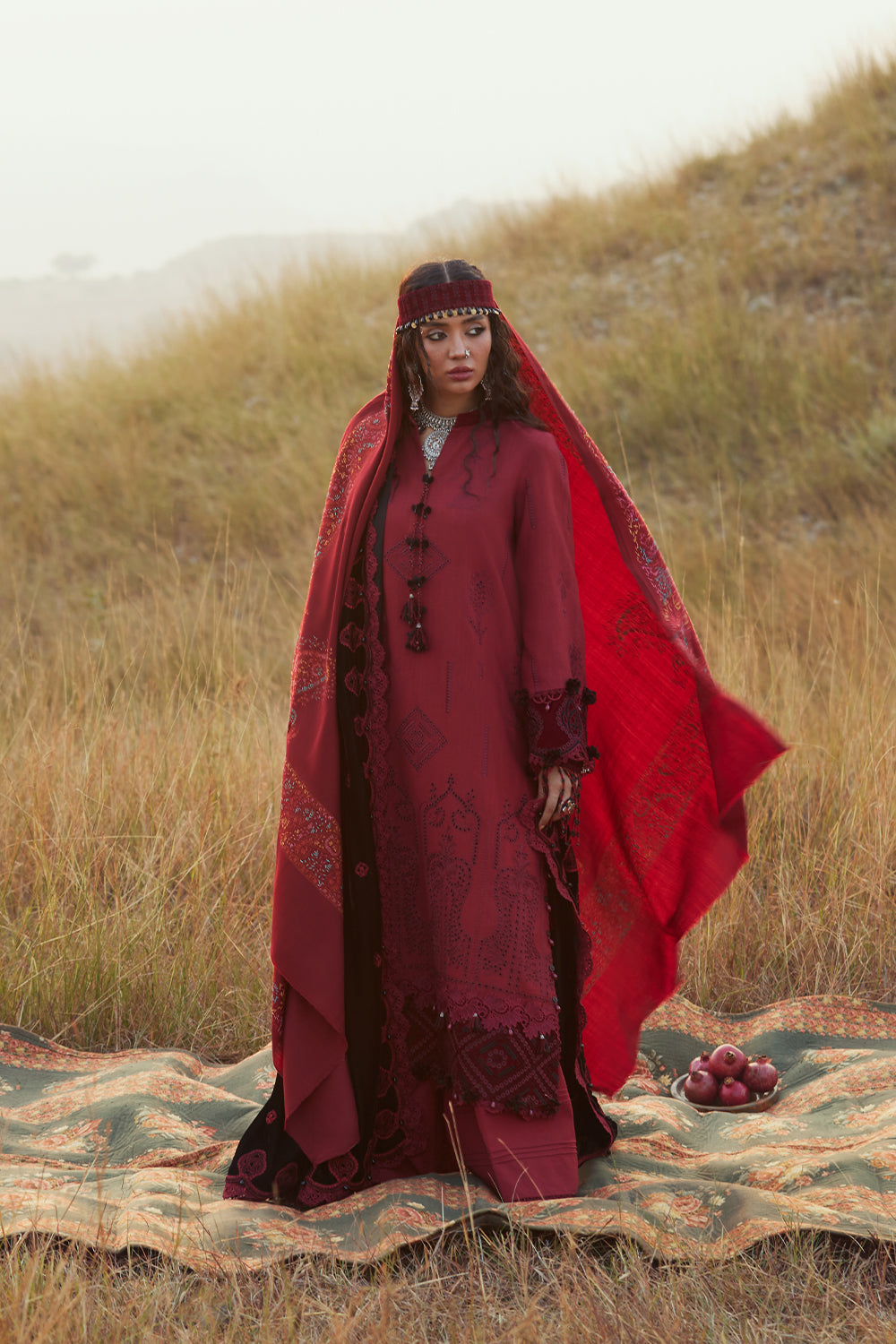 NAZNEEN-SRW25-04 | Saira Rizwan | Winter Unstitched Collection 2025