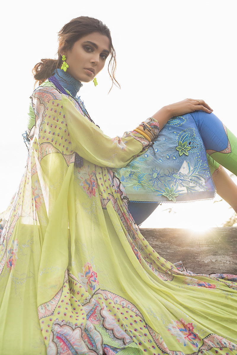 Weeping Willow - HML21-07 | Mushq Hemline Lawn Collection 2021