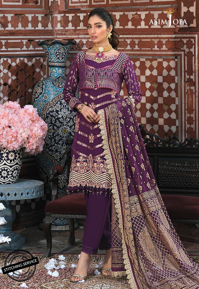 AJL-09A | Asim Jofa | Luxury Lawn Collection 2020