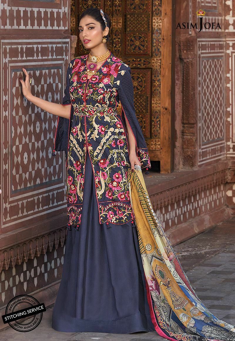 AJL-12B | Asim Jofa | Luxury Lawn Collection 2020