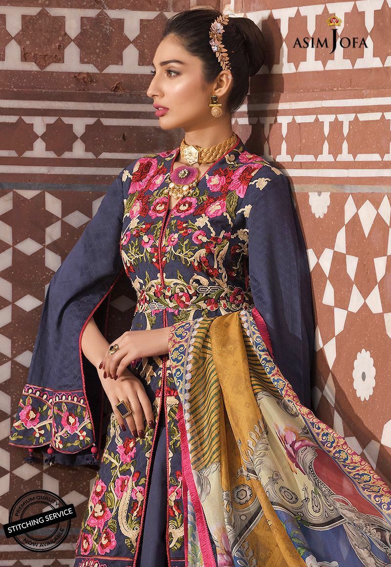 AJL-12B | Asim Jofa | Luxury Lawn Collection 2020