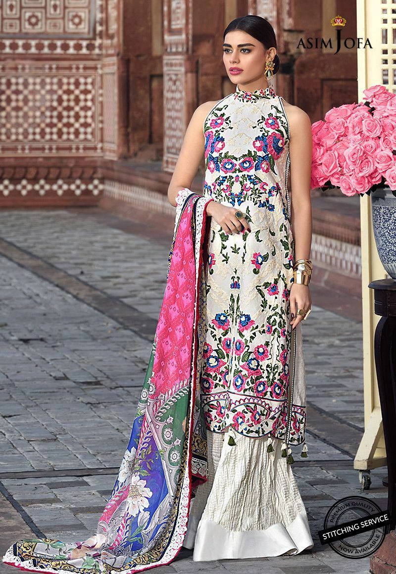 AJL-12A | Asim Jofa | Luxury Lawn Collection 2020