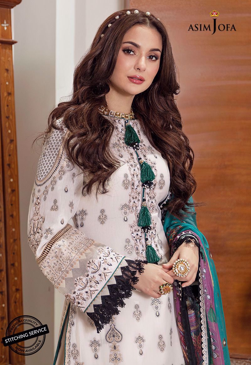 AJRL-15 | Asim Jofa | Luxury Lawn'21 | RABT COLLECTION