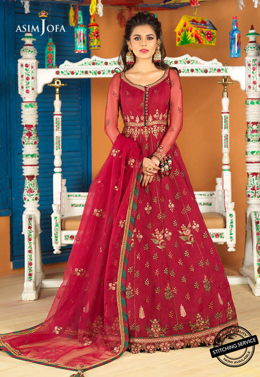 AJFC-55 | Asim Jofa  | Basant Unstitched Festive Collection 2022