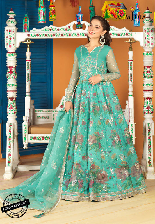 AJFC-62 | Asim Jofa  | Basant Unstitched Festive Collection 2022