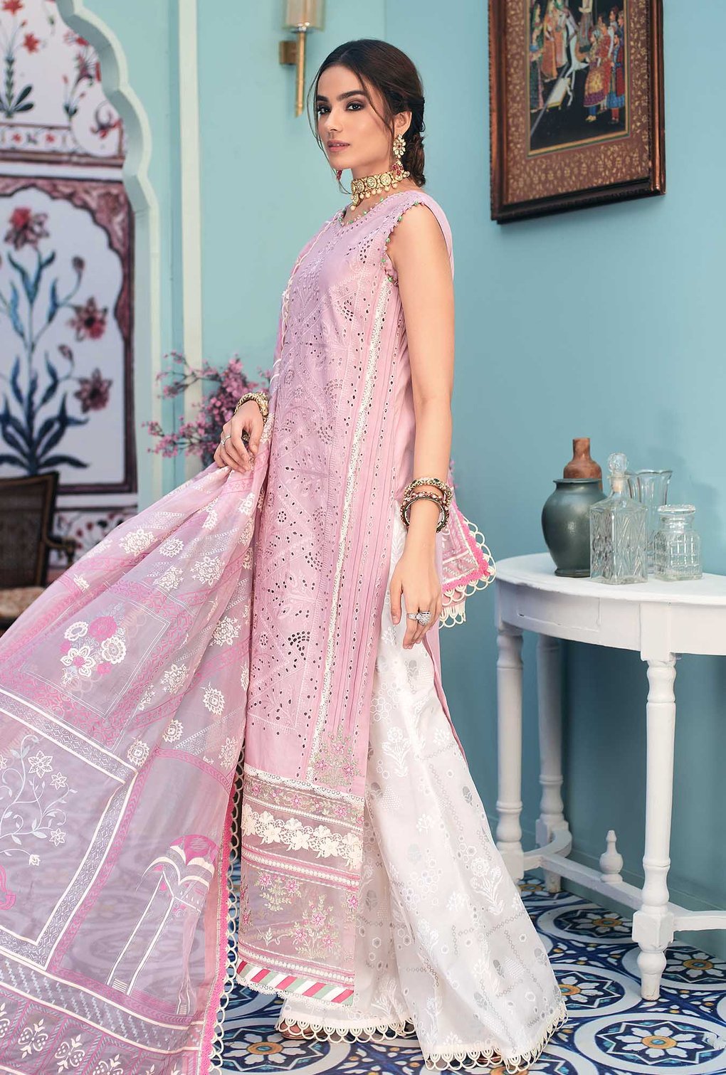 D2-NERO | Noor by Saadia Asad | Chikankari Collection 2021