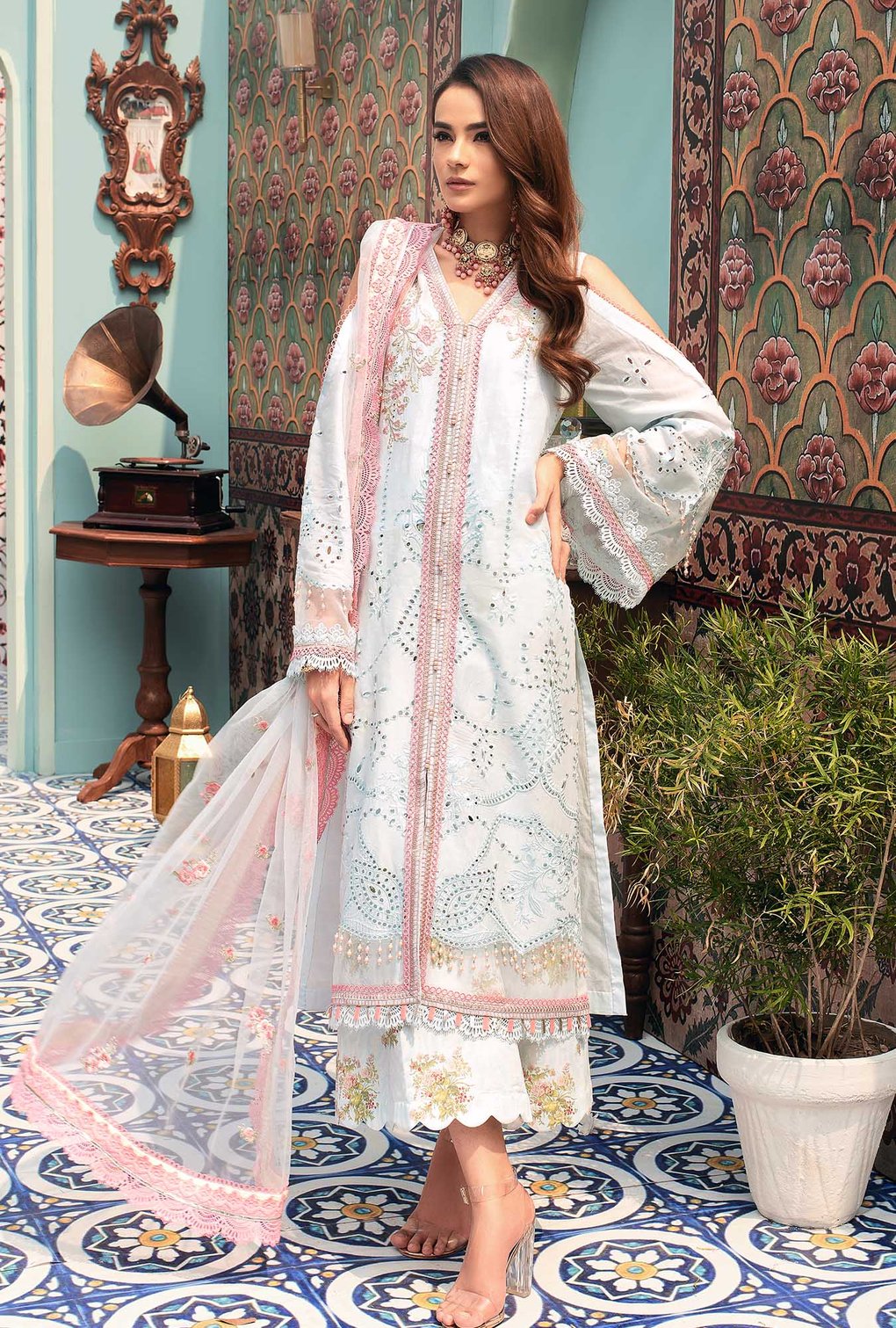 D1-KAIROS | Noor by Saadia Asad | Chikankari Collection 2021