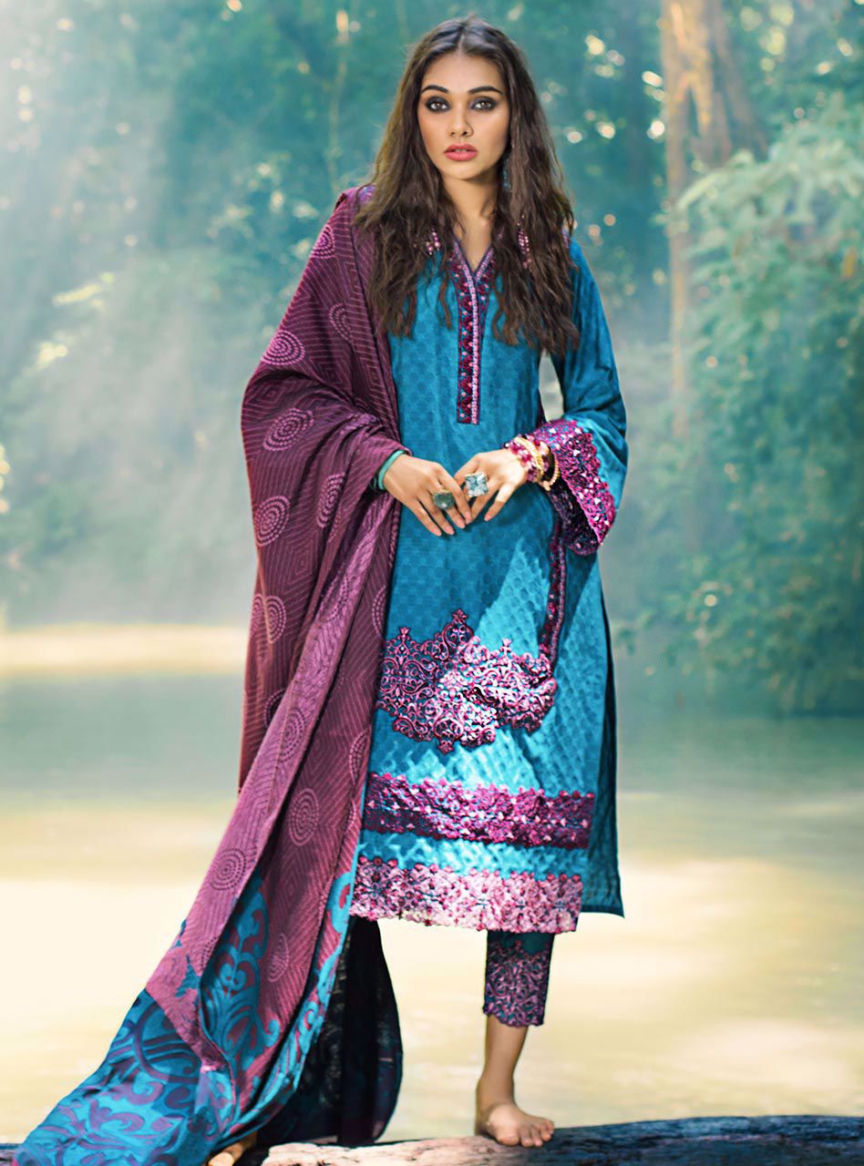 Imperial Mist (Zainab Chottani Luxury Shawl Collection)