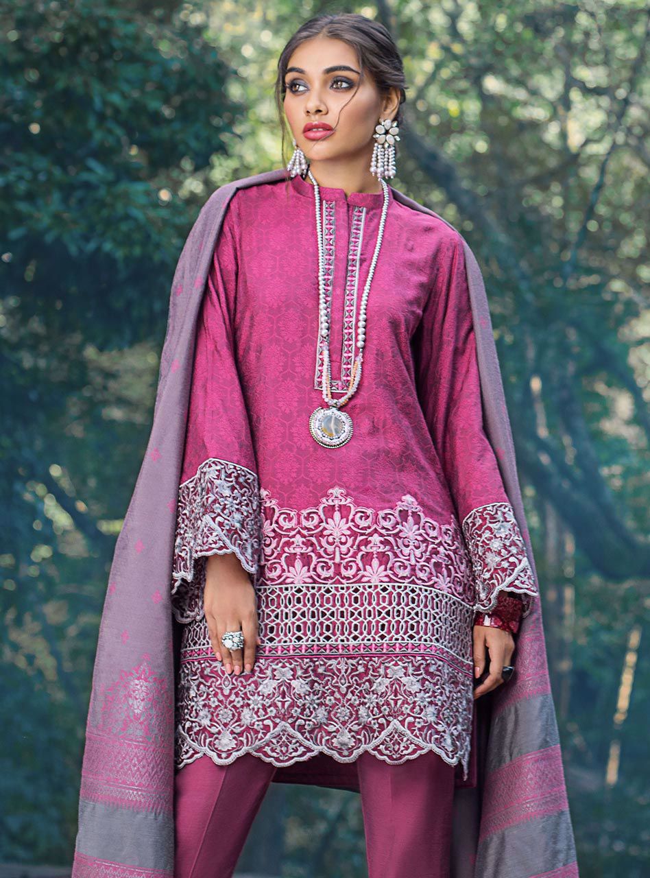 Rose Breeze (Zainab Chottani Luxury Shawl Collection)