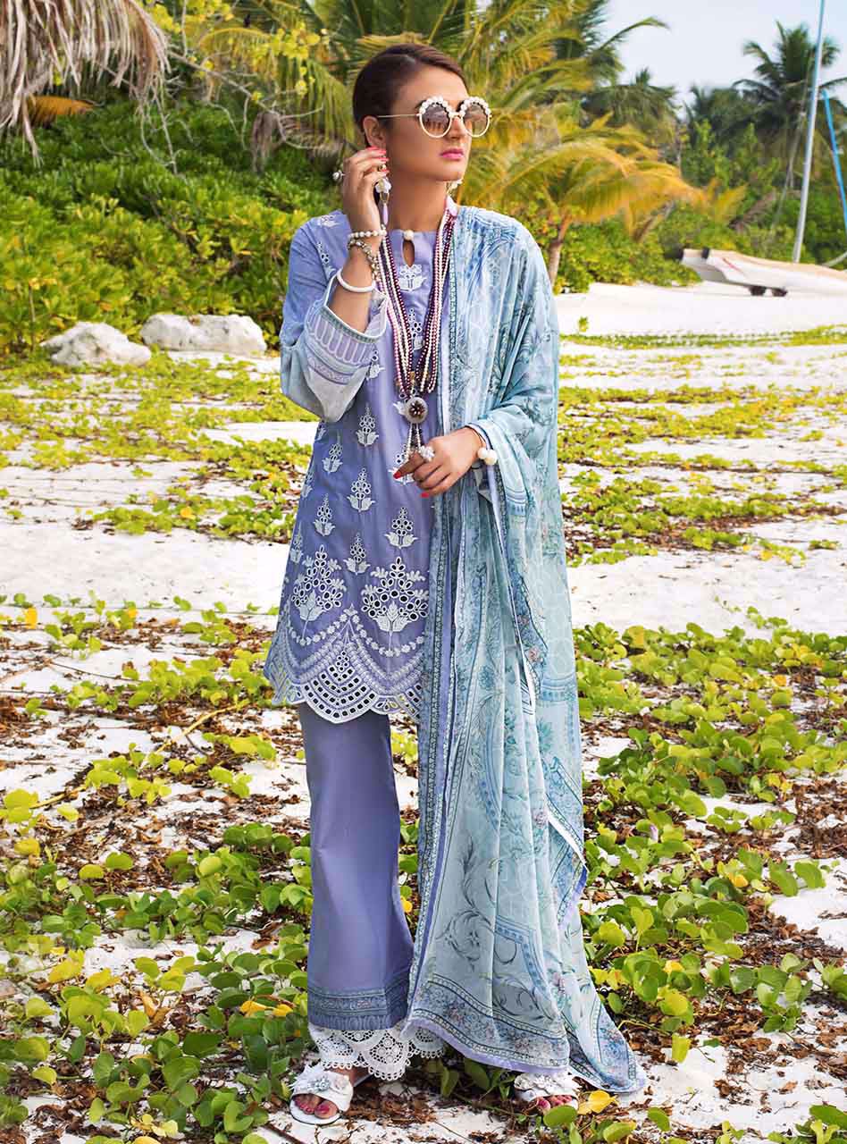 Serene Vibe B | Zainab Chottani | Luxury Lawn/Chikankari'20