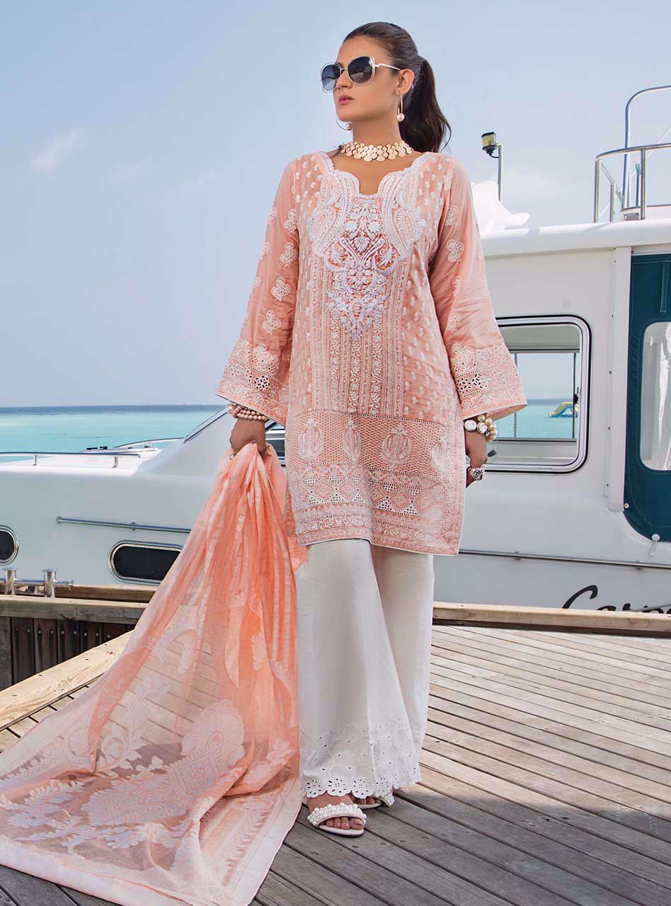 Dewy Floret A | Zainab Chottani | Luxury Lawn/Chikankari'20