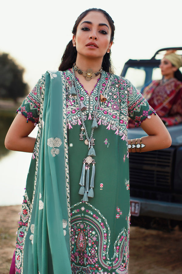 EL22 - 7A (Zeina) | Eid | Luxury Lawn Collection 2022