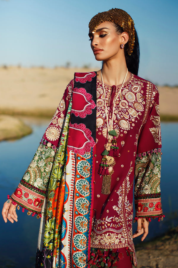 EL22 - 9A (Nima) | Eid | Luxury Lawn Collection 2022