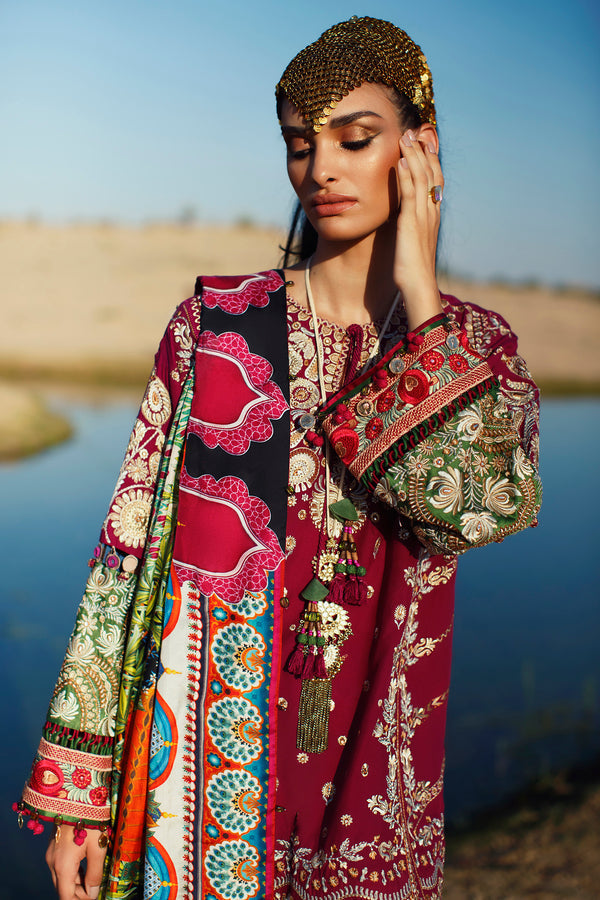 EL22 - 9A (Nima) | Eid | Luxury Lawn Collection 2022