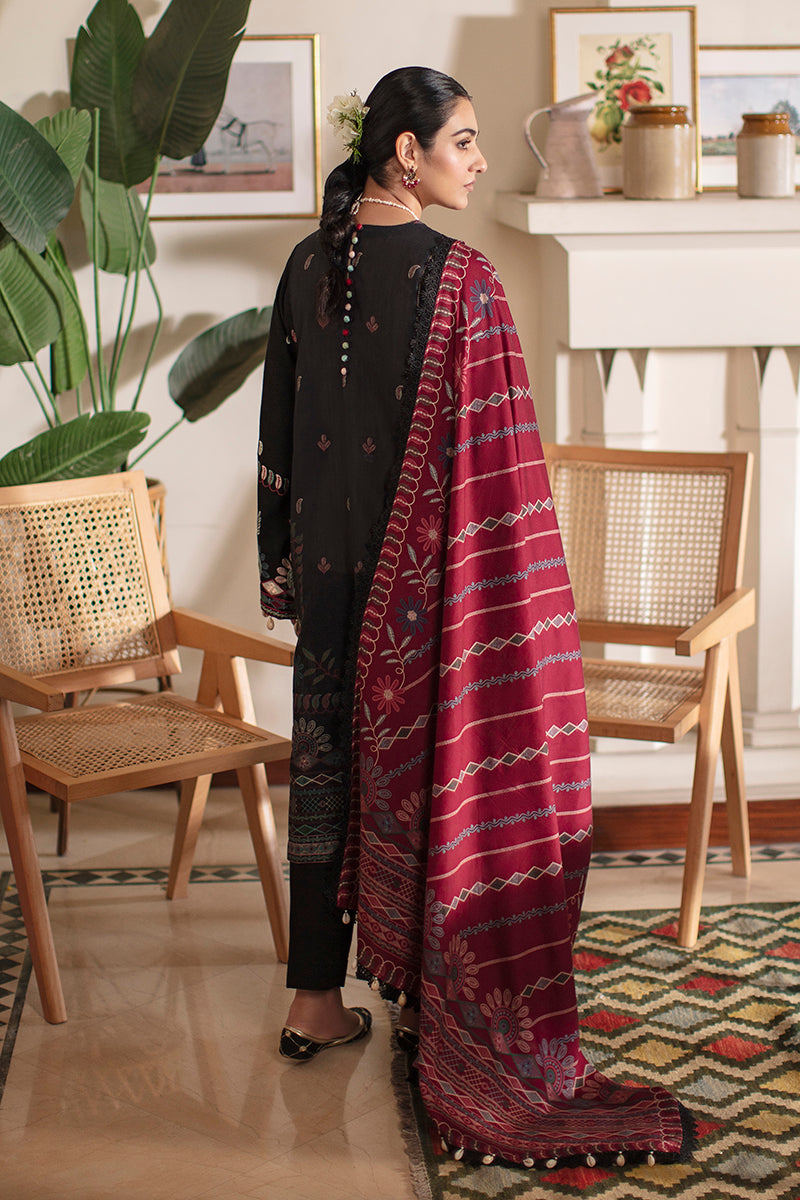 Folk Tale | Cross Stitch | Winter Edit | Khaddar & Linen Unstitched Collection 2022
