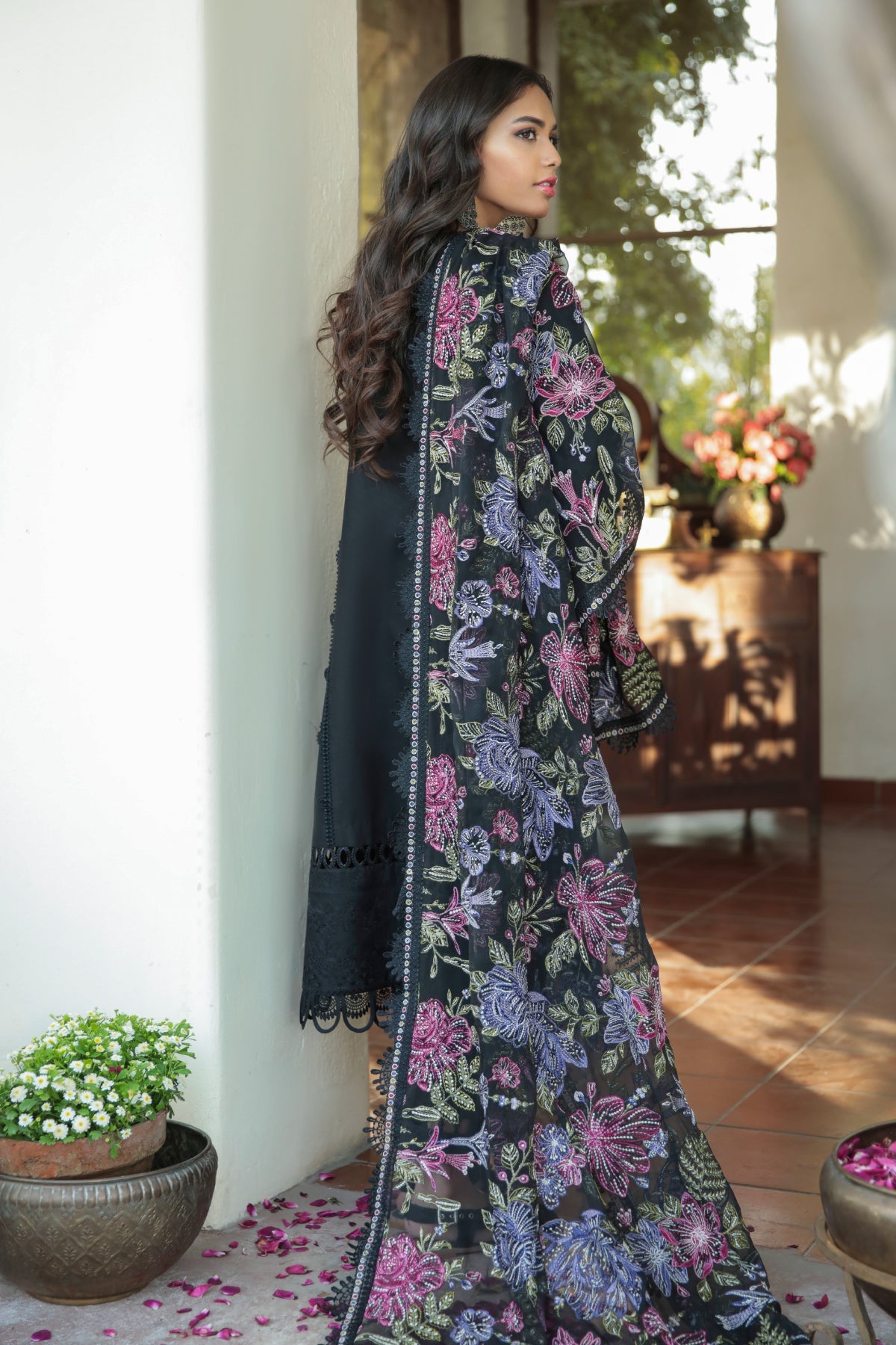 SV08-D03 | Baroque | Embroidered Swiss Viole Lawn 2022