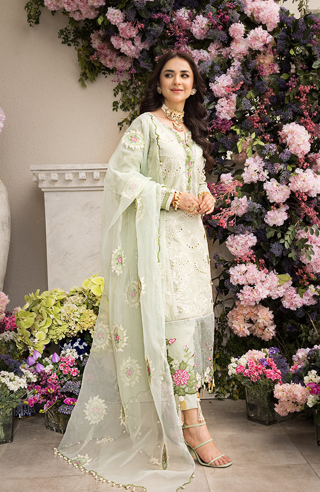 MLL - 23 - 01 | AL Zohaib | Mahiymaan Luxury Lawn Eid Edition 2023