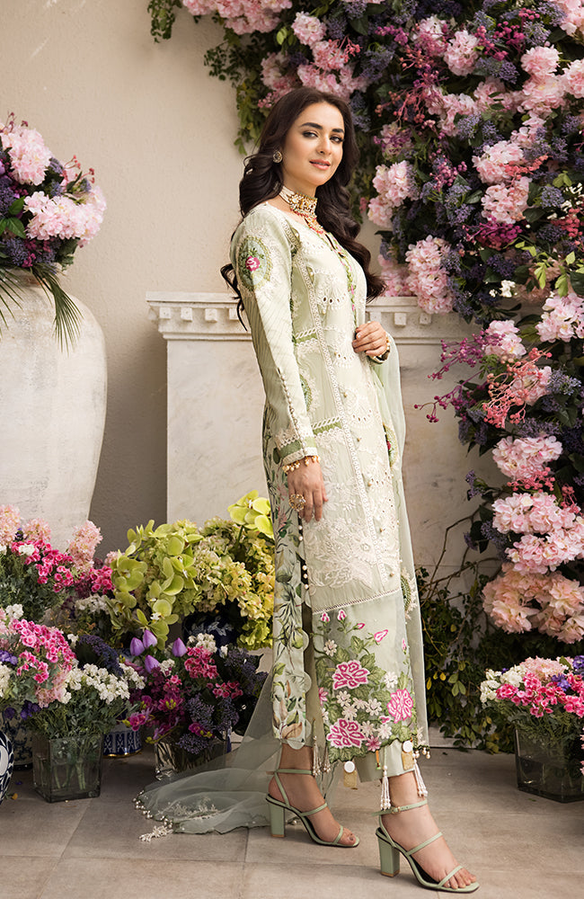 MLL - 23 - 01 | AL Zohaib | Mahiymaan Luxury Lawn Eid Edition 2023