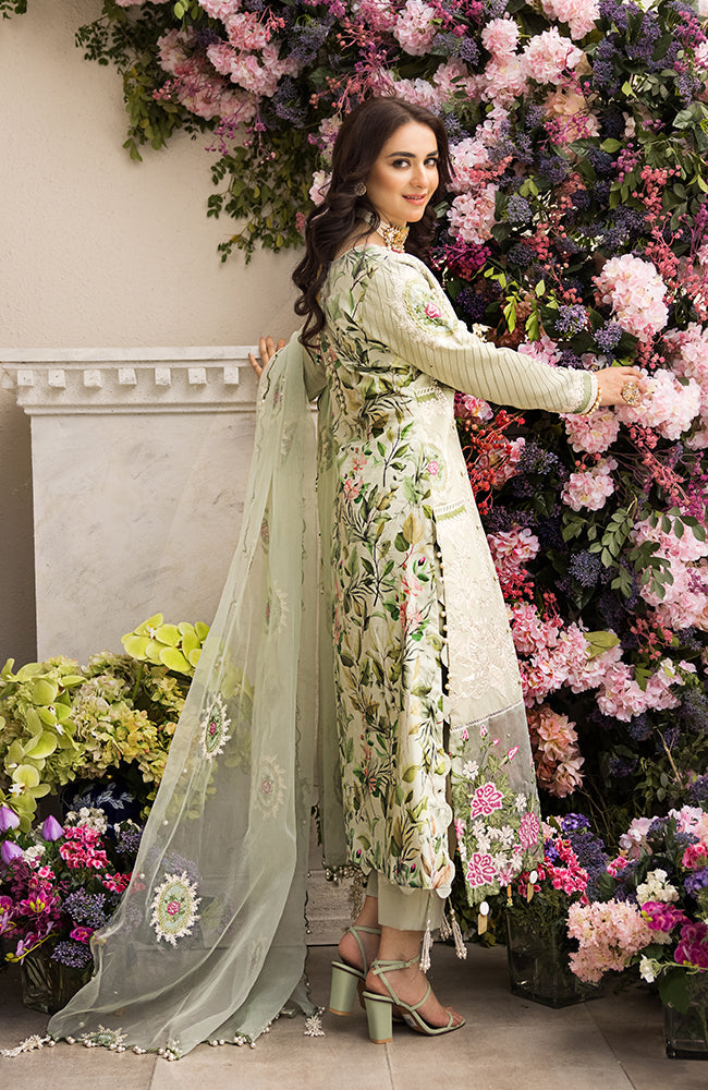 MLL - 23 - 01 | AL Zohaib | Mahiymaan Luxury Lawn Eid Edition 2023