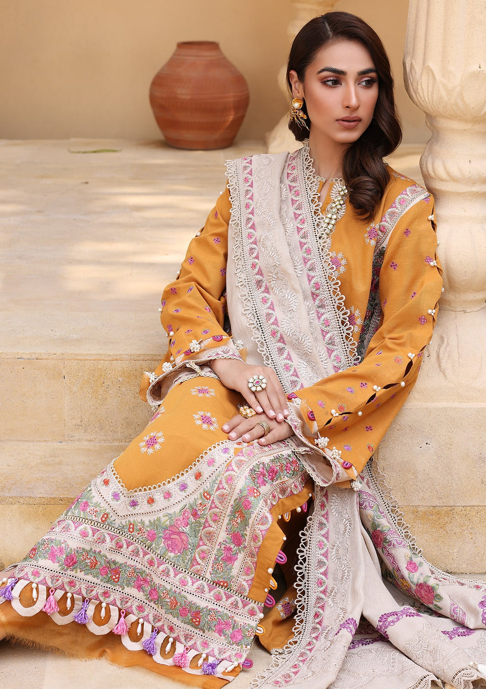 ELW - 03 - Sunstone | Elaf | Luxury Winter Collection 2022