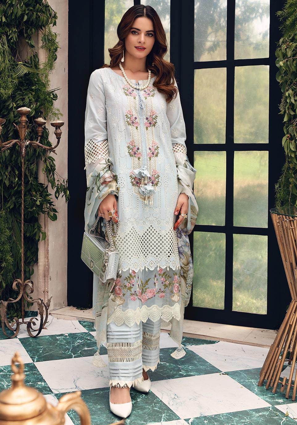 EPF- 7 Arctic | Elaf | Festive Chikankari 2021
