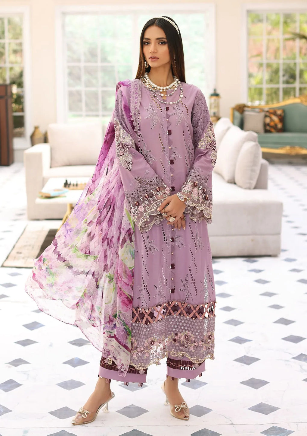 ELC12 - Lilith | Elaf | Festive Chikankari Collection 2023