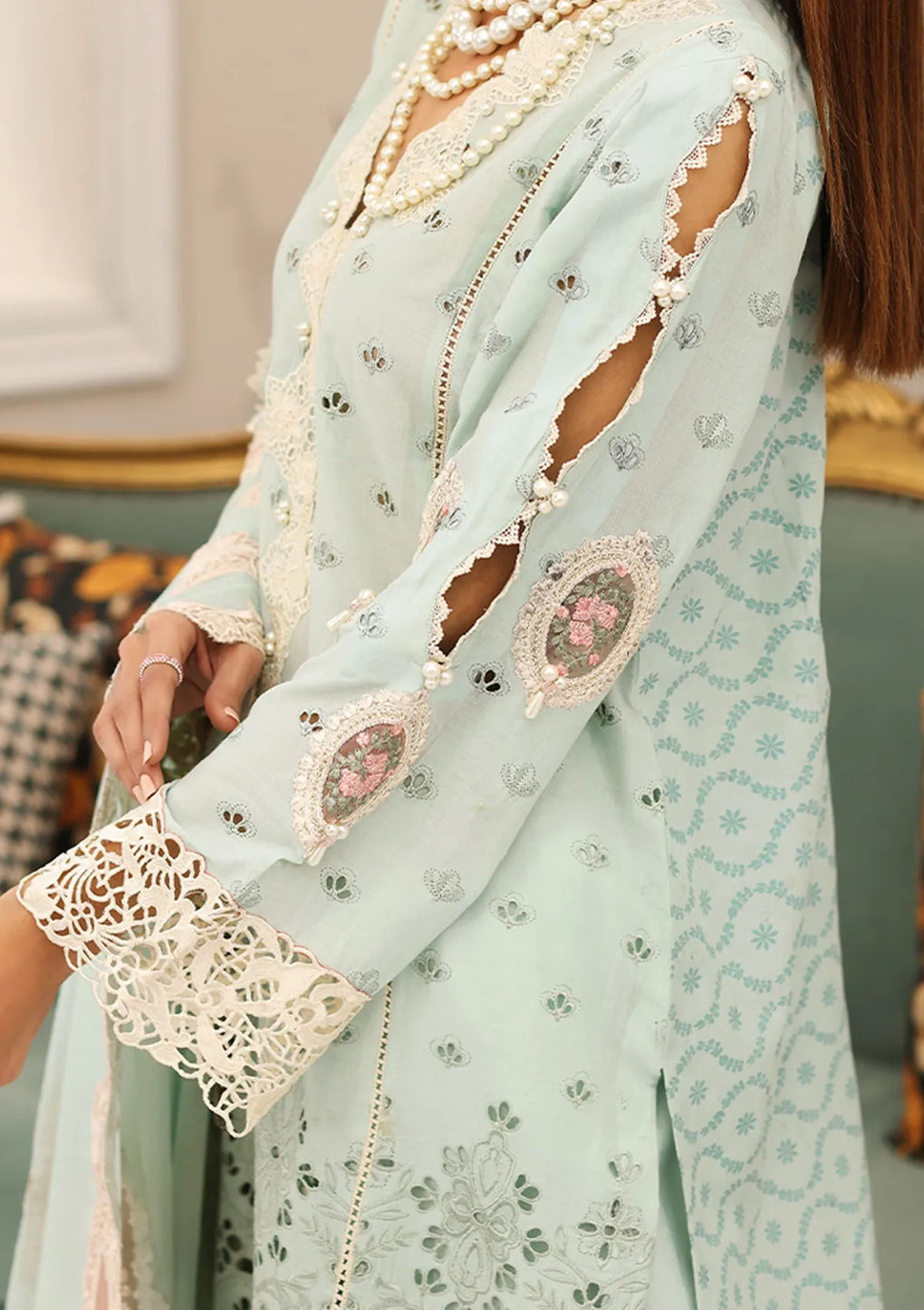 ELC03B - Day Dream | Elaf | Festive Chikankari Collection 2023