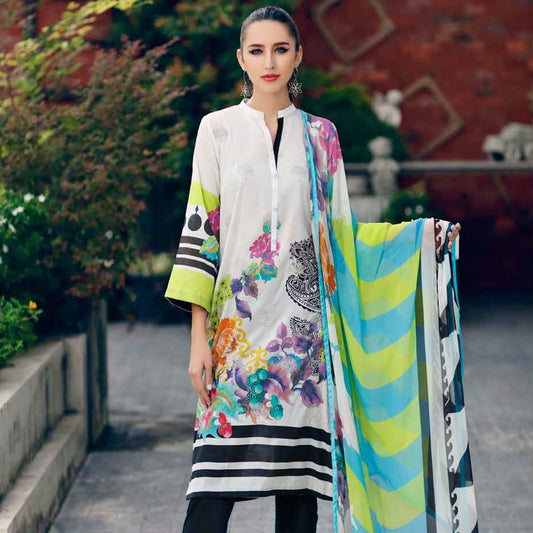 BW-10 [Charizma Black & White Lawn 2019]