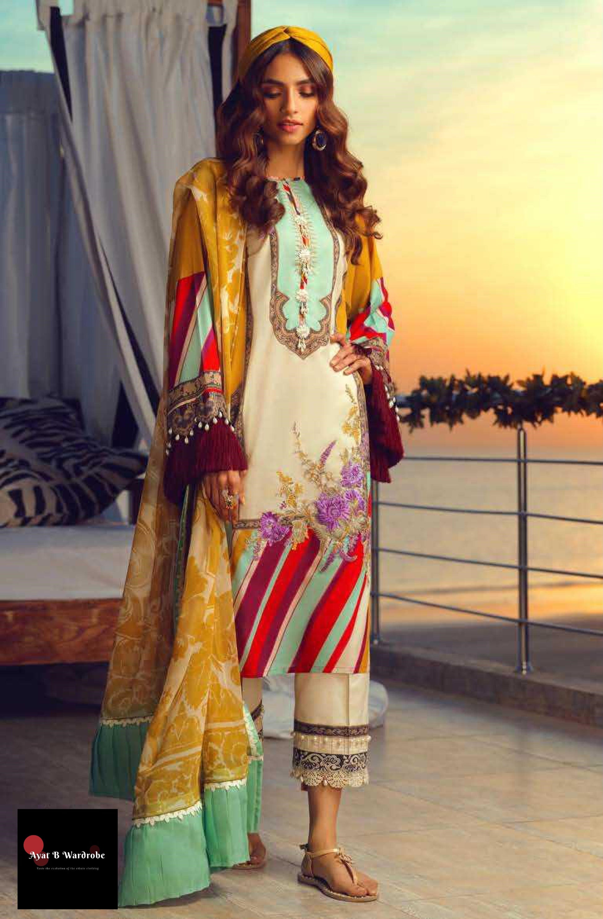 11 B (3 Pcs) | Sana Safinaz | Muzlin Spring/Summer Vol. 1 Collection 2020