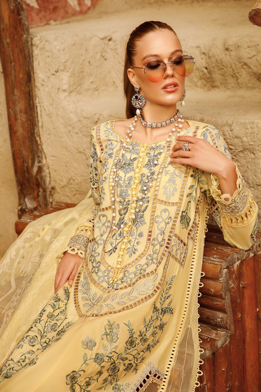 12A | Maria B | Voyage A Luxe Luxury Eid Lawn 2023