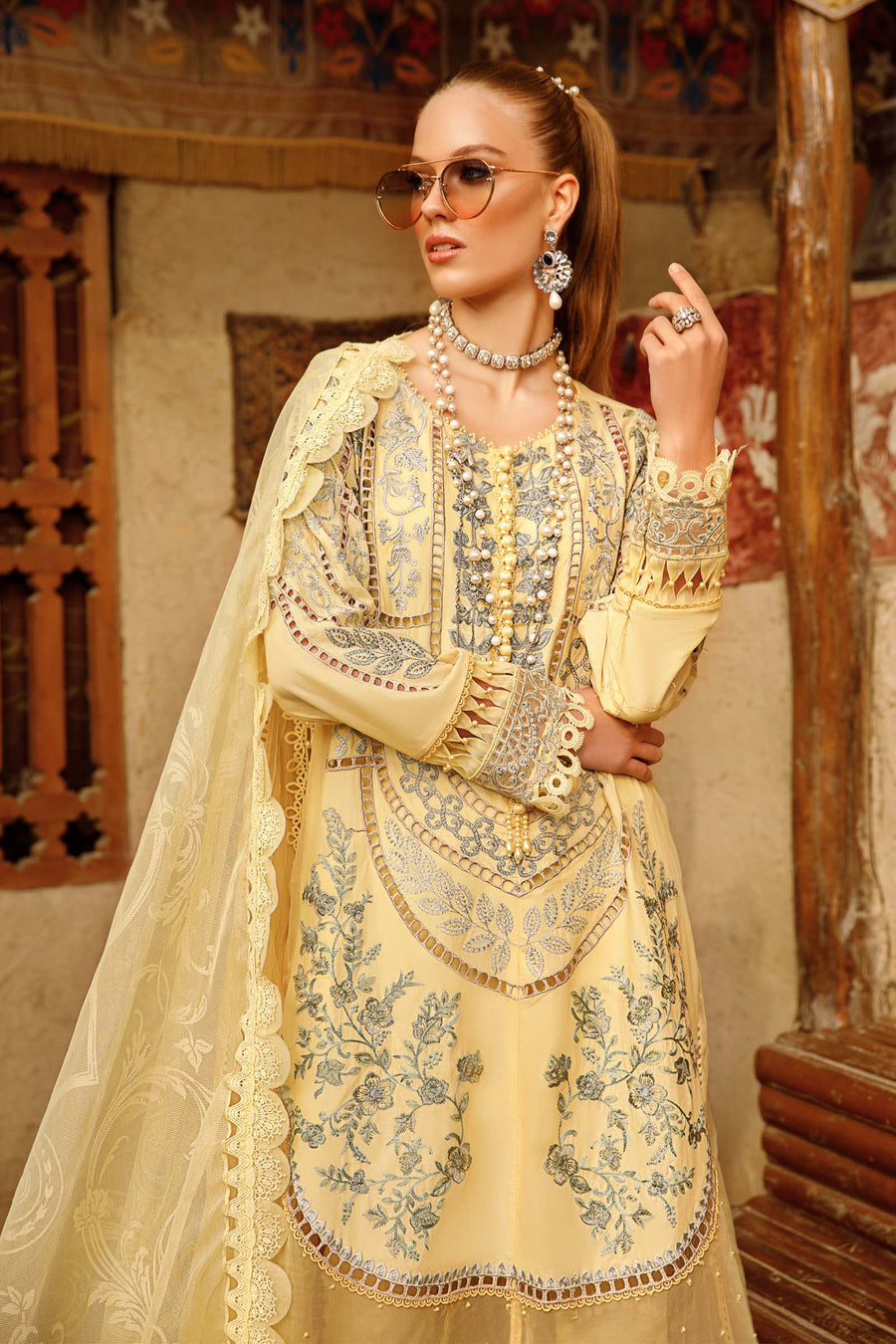 12A | Maria B | Voyage A Luxe Luxury Eid Lawn 2023