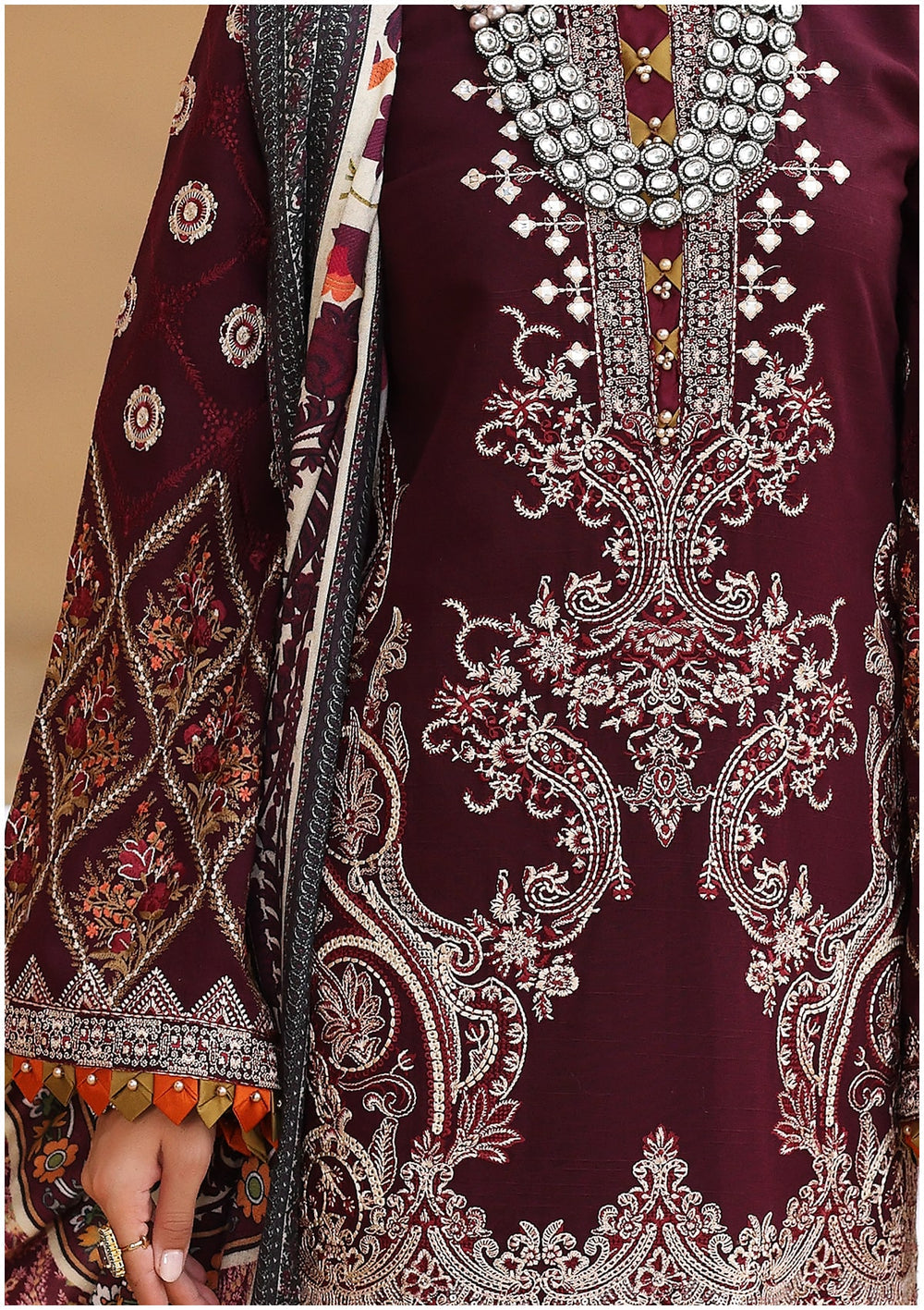 ELW - 06 - Berry | Elaf | Luxury Winter Collection 2022