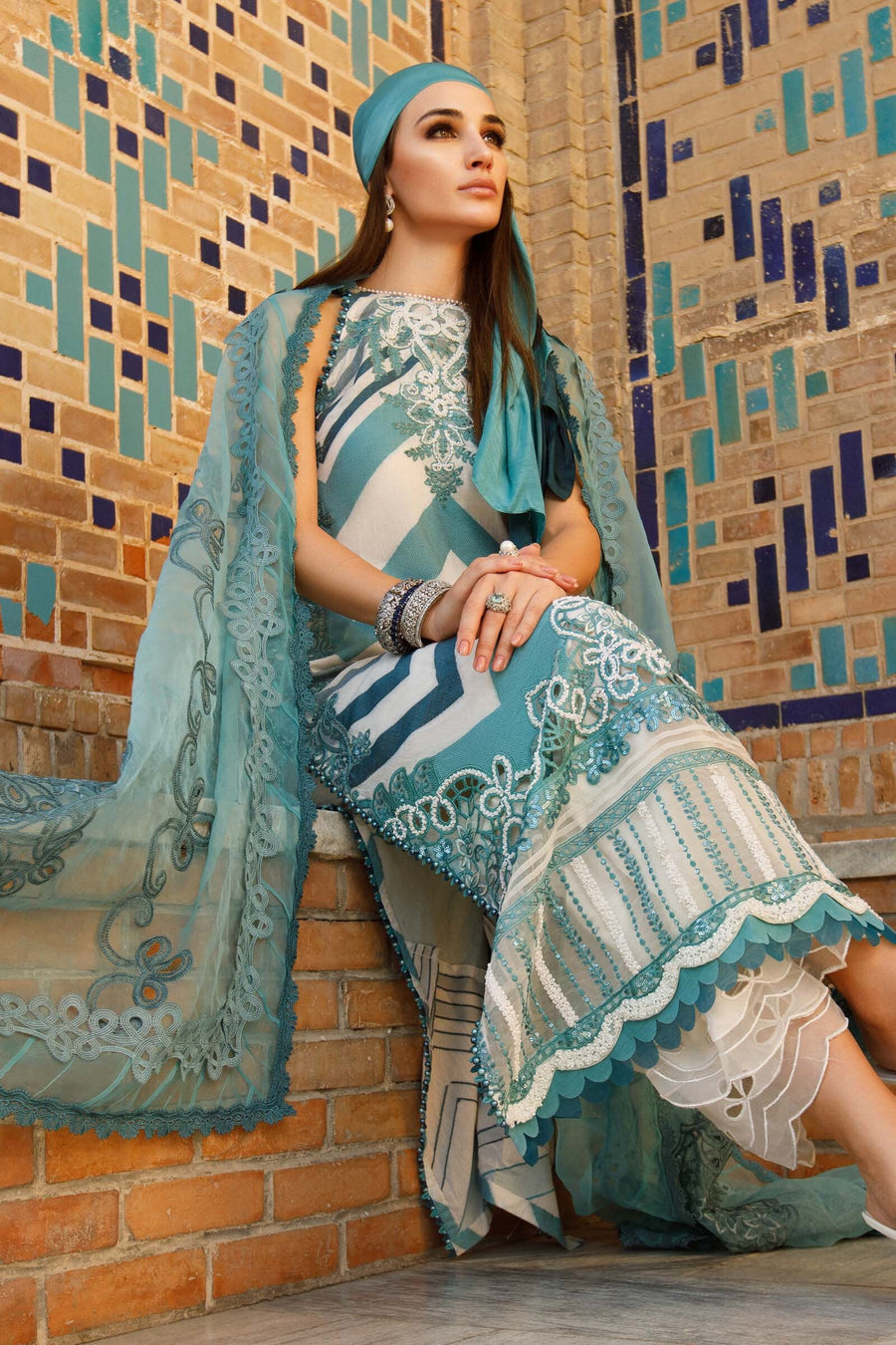 14B | Maria B | Voyage A Luxe Luxury Eid Lawn 2023