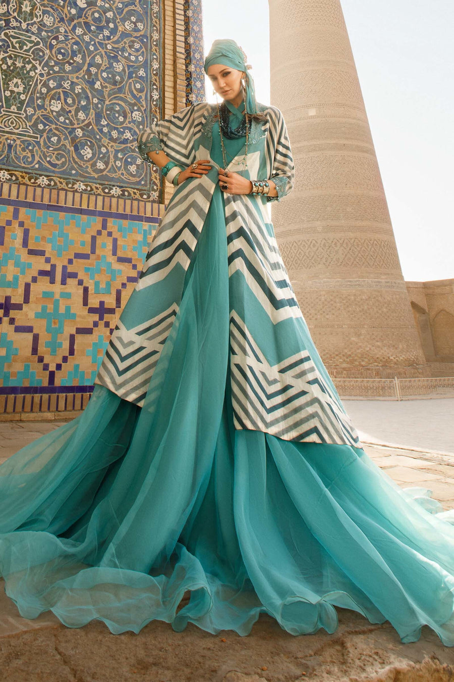 14B | Maria B | Voyage A Luxe Luxury Eid Lawn 2023