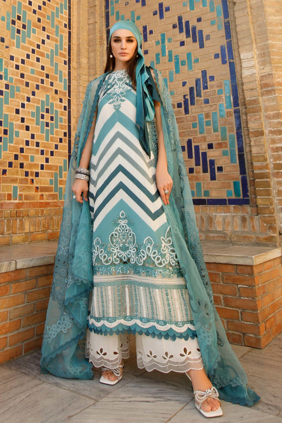 14B | Maria B | Voyage A Luxe Luxury Eid Lawn 2023