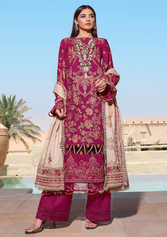 ELW - 08 - Claret | Elaf | Luxury Winter Collection 2022