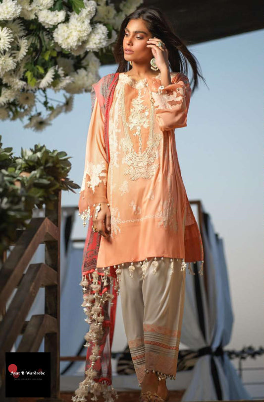 14 B (2 Pcs) | Sana Safinaz | Muzlin Spring/Summer Vol. 1 Collection 2020