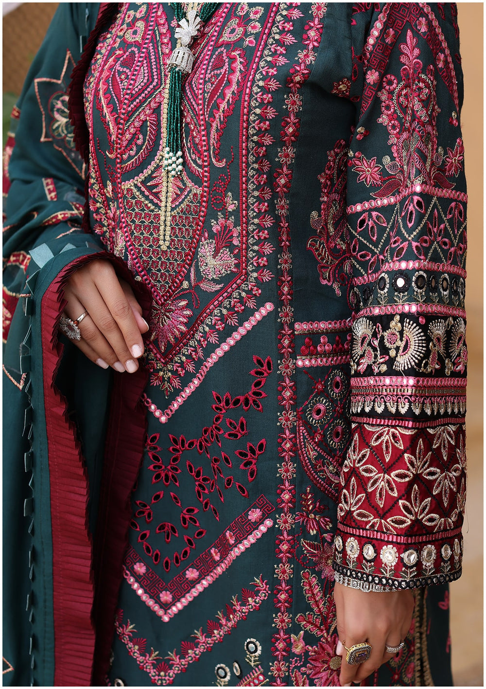 ELW - 04 - Indigo | Elaf | Luxury Winter Collection 2022