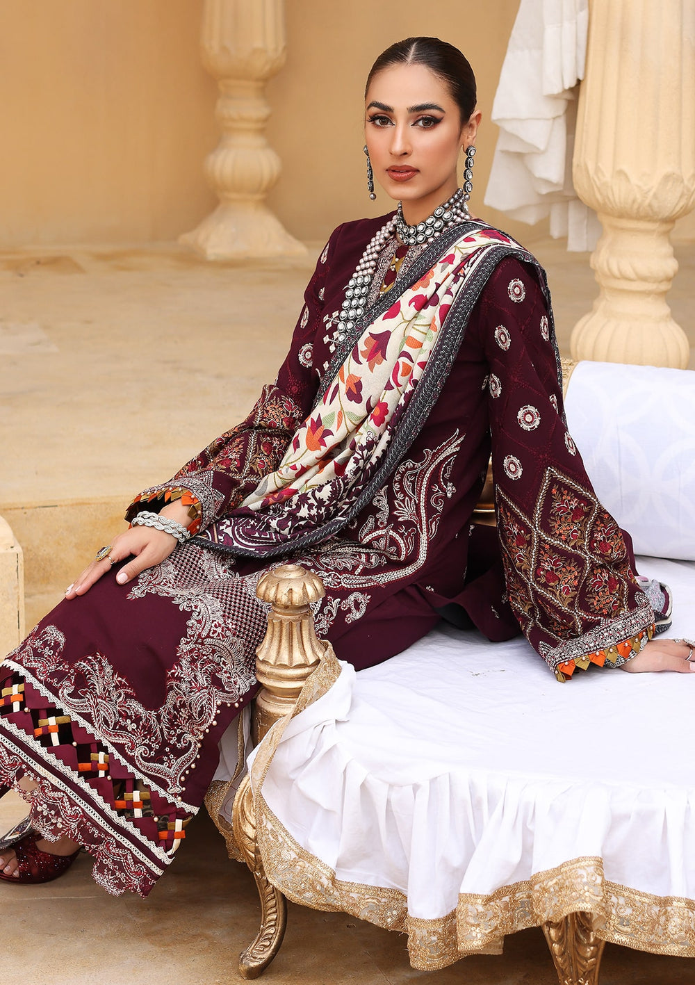 ELW - 06 - Berry | Elaf | Luxury Winter Collection 2022